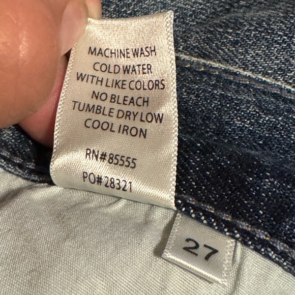 Pistola Womens Stevie High Rise Relaxed Flair Jeans in Pulse, Size 27 - Picture 8 of 8